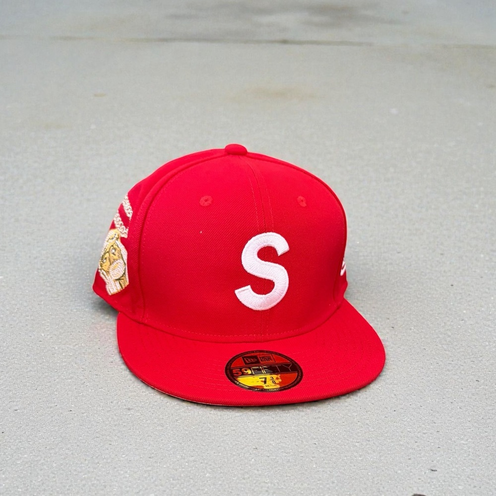 Supreme Jesus Piece S Logo New Era 'Red'